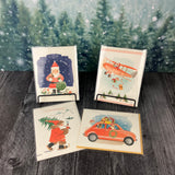 Vintage Style Santa Card