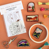 Landscape Design Embroidery Peel and Stick Patterns
