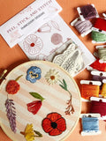 Wildflower Design Embroidery Peel and Stick Patterns