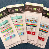Simple Hair Clippies Packs - Solid Pastel