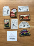 Landscape Design Embroidery Peel and Stick Patterns