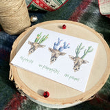 Plant Theme Holiday Card
